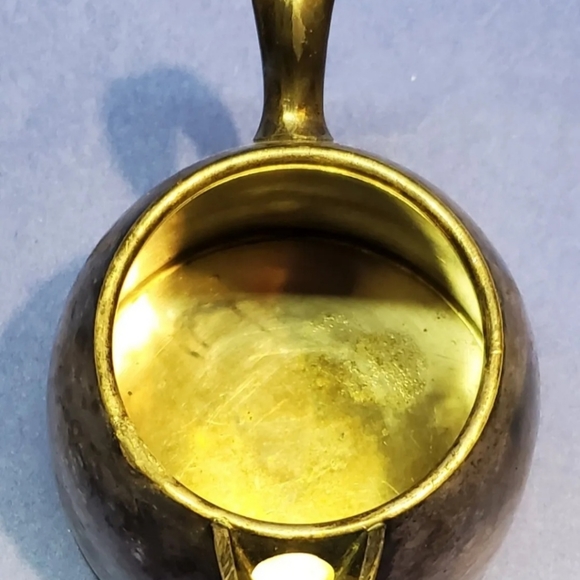 Camille International & WR Silverplate Teapot & Creamer Vintage Tea Service Set - Picture 8 of 12